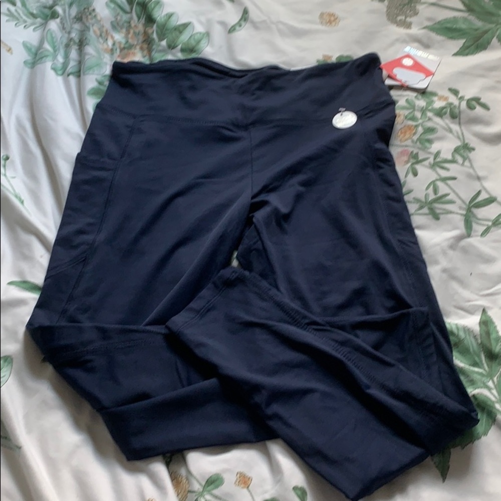 Marika blue leggings.